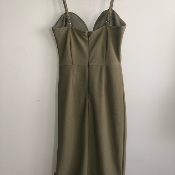 Olive Midi Dress - Picture 2 of 3